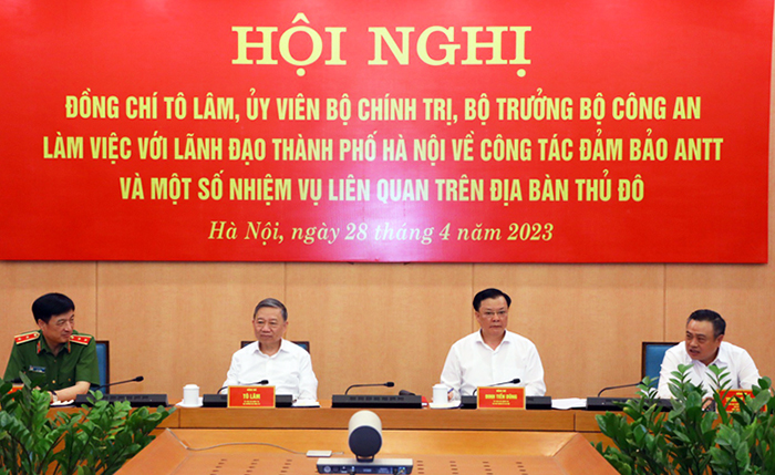 Bộ Công an - Hà Nội Thực hiện hiệu quả công tác phối hợp đảm an ninh trật tự